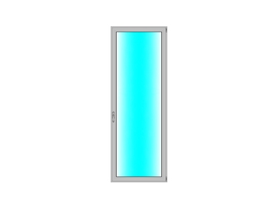 Балконная алюминиевая дверь БД62.71.10.11RAL(2150)
