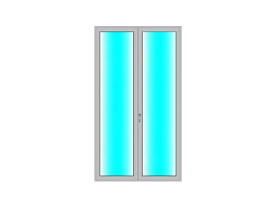 Балконная алюминиевая дверь БД62.72.20.22(2500)
